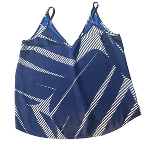 🎁 Allison Joy Navy and White Geometric Camisole